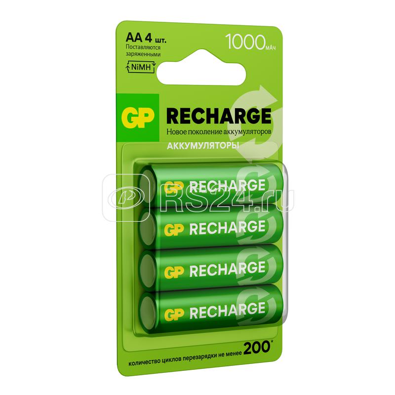 Аккумулятор AA/HR6 RECHARGE 1.2В 1000мА.ч (блист.4шт) GP 20251