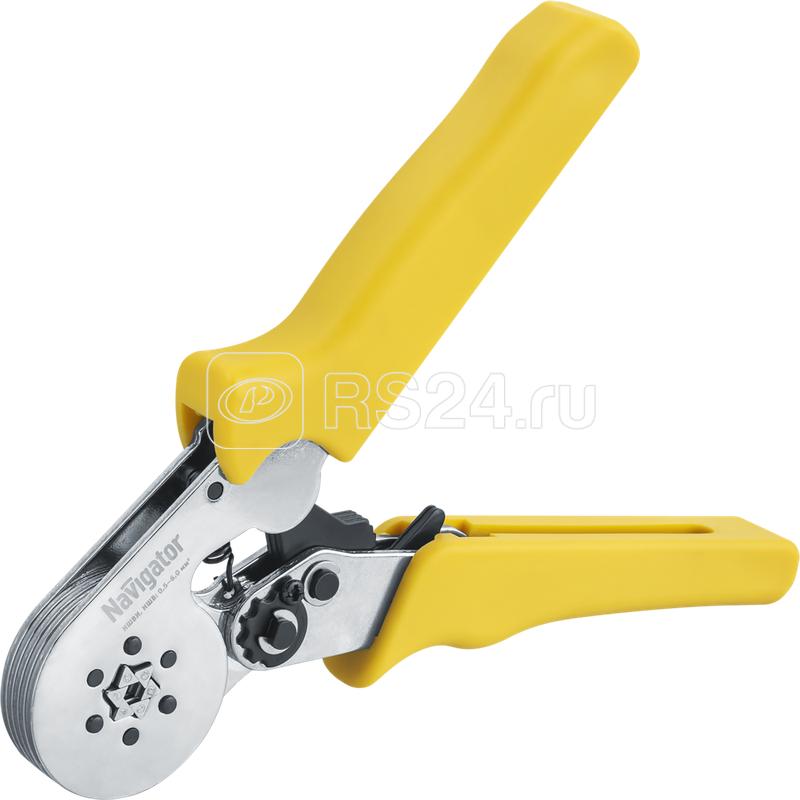 Пресс-клещи 80 366 NHT-Pkv01-D-6 для втулочных 6кв.мм Navigator 80366