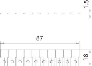 Шинка соединительная VB-MDP 10-MD OBO 5098470