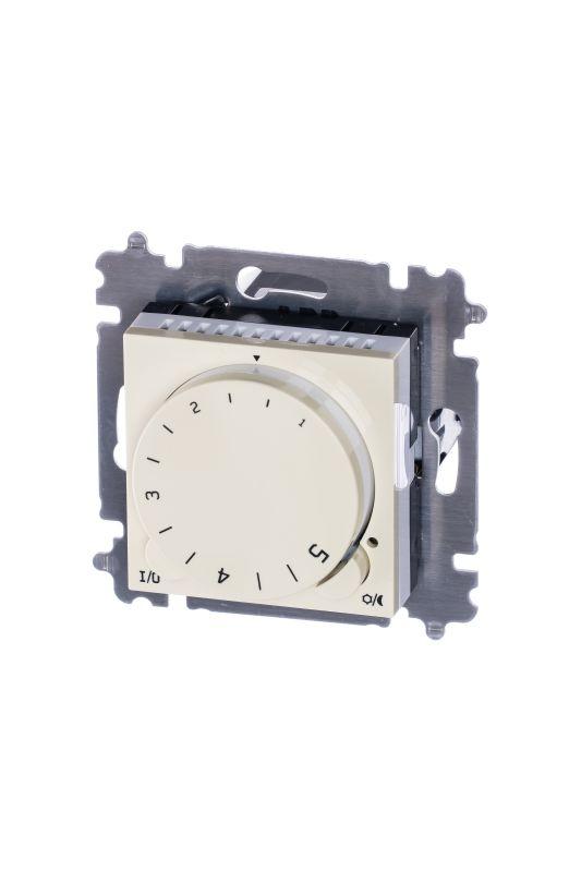 Терморегулятор Levit с поворотной ручкой 16А сл. кость/бел. ABB 2CHH920003A6017
