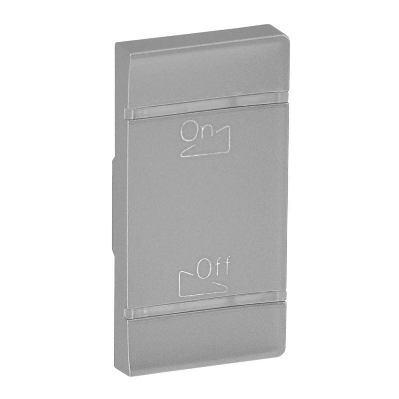 Панель лицевая Valena Life MyHome для механизмов BUS/SCS "Освещение-звук" 1мод. установка справа алюм. Leg 755597