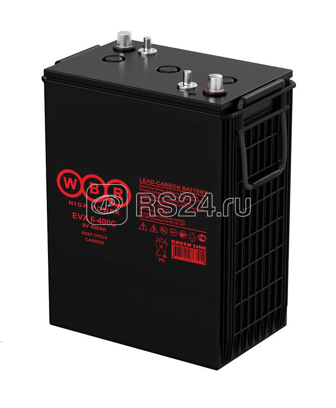 Аккумулятор тяговый 6В 400А.ч WBR EVX6-400C WBR