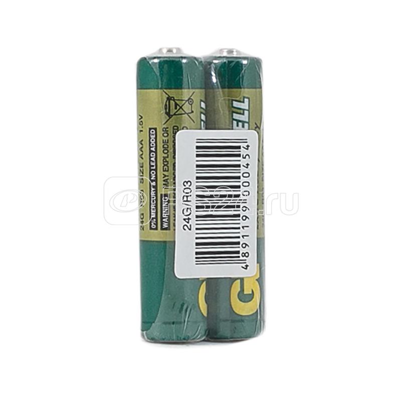 Элемент питания солевой AAA/R03 1.5В GreenCell (уп.2шт) GP 2944