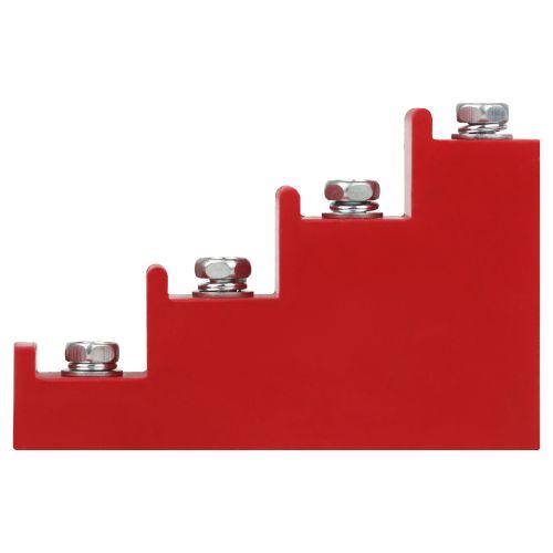 Изолятор шинный ступенчатый NO-224-155 ИС4-20 М6 с болтами 6кВ Эра Б0065689