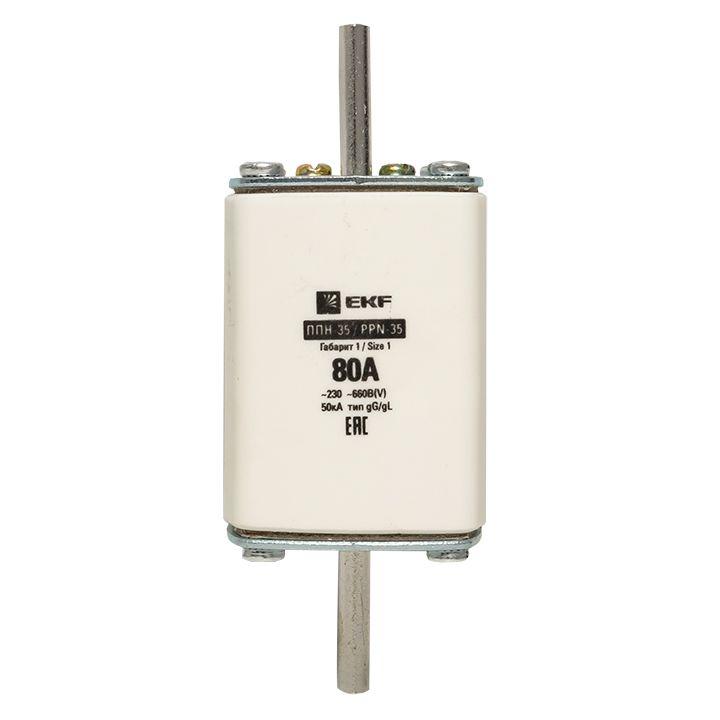 Вставка плавкая ППН-35 250/80А габарит 1 PROxima EKF fus-35/250/80