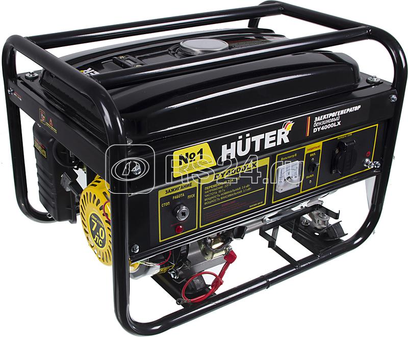 Бензогенератор DY4000LX 1ф 3000Вт электростартер HUTER 64/1/22