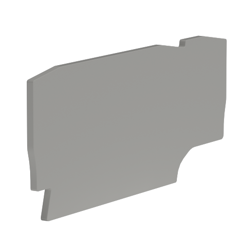 Крышка для клеммы 3 точки подключения на 4 кв.мм DKC ZEFC411GR Крышка для клеммы 3 точки подключения на 4 кв.мм DKC ZEFC411GR