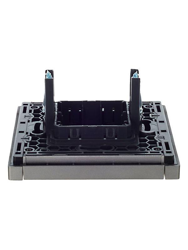 Заглушка с суппортом FORTE&PIANO FP541 сталь IEK FP-PL10-K46