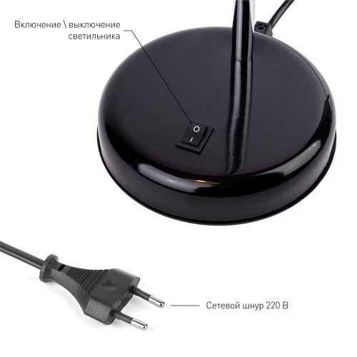 Светильник настольный N-116-Е27-40W-BK черн. ЭРА Б0047201