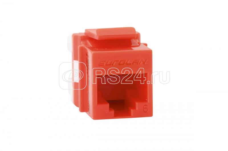 Модуль UTP кат.6 Keystone красн. Eurolan 16B-U6-03RD
