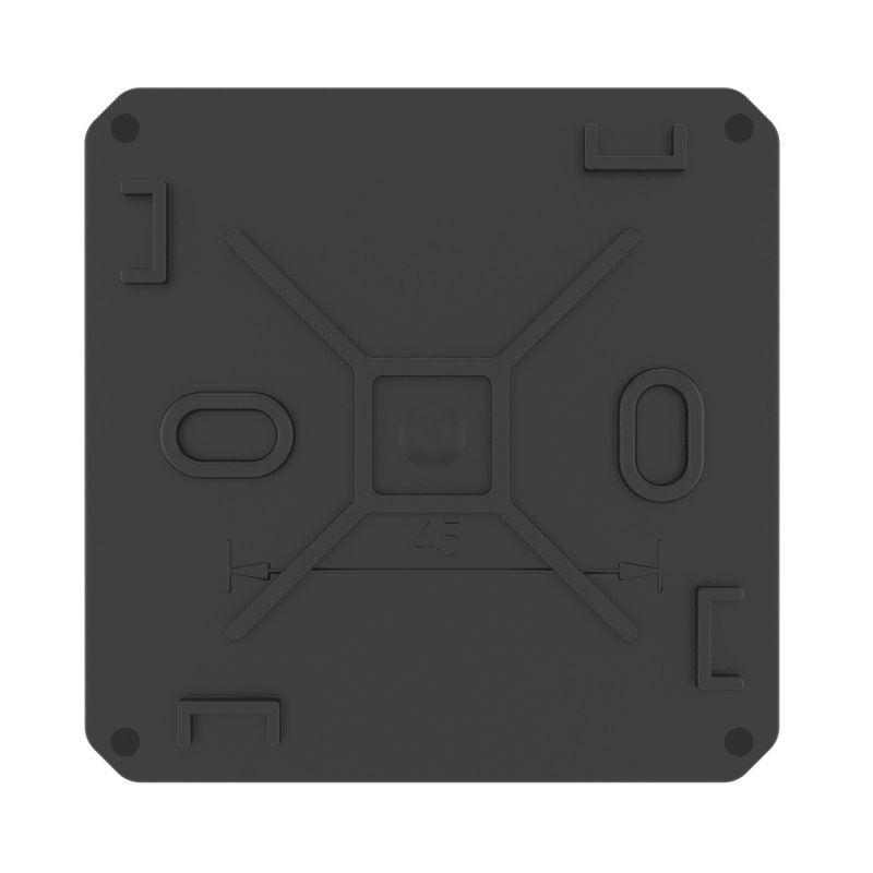 Коробка ответвительная с 8+2 кабельными вводами d20/20мм IP55 70х70х40мм черн. DKC 53770B Коробка ответвительная с 8+2 кабельными вводами d20/20мм IP55 70х70х40мм черн. DKC 53770B