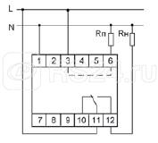 Реле тока РR-612 (2-15А монтаж на DIN-рейке 35мм 230В AC 16А 1перекл IP20) F&F EA03.003.003