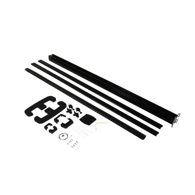 Колонна мобильная Snap-On 1 секция 2м с пластик. крышкой алюм. черн. Leg 653008