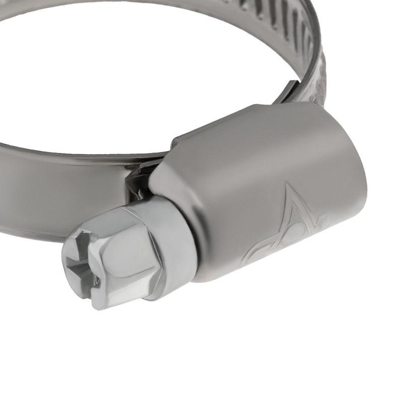 Хомут червячный 20-32/9-0.7мм с ключом нержавеющая сталь W2 (уп.50шт) Rexant 07-0720-1