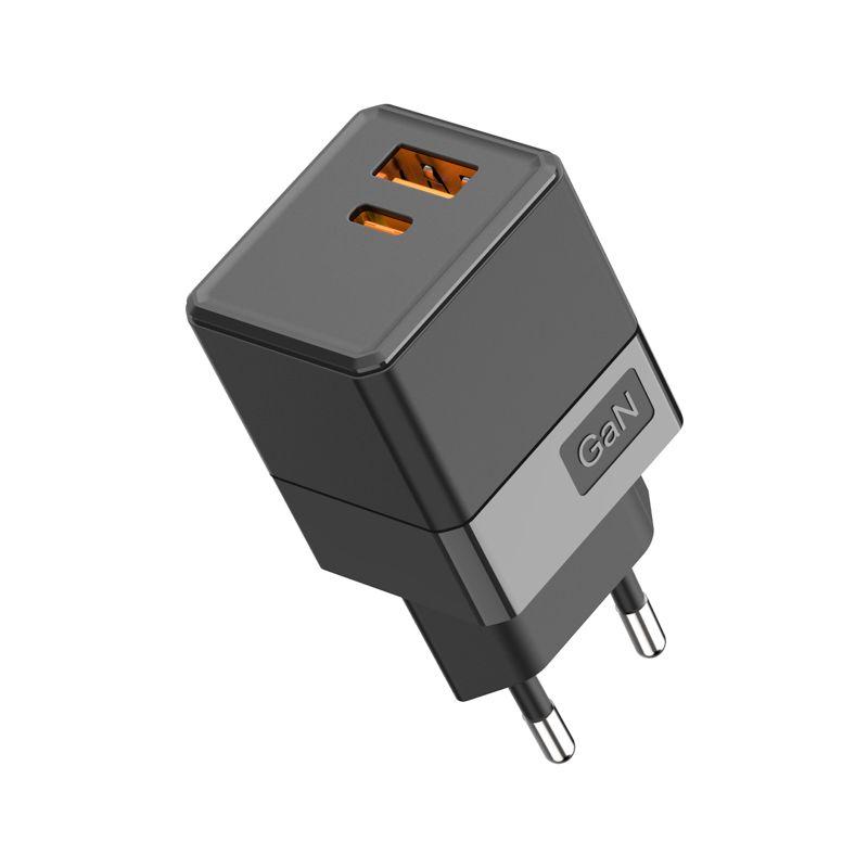 Устройство зарядное сетевое с двумя портами USB-A и USB-C 35Вт Rexant 18-2208