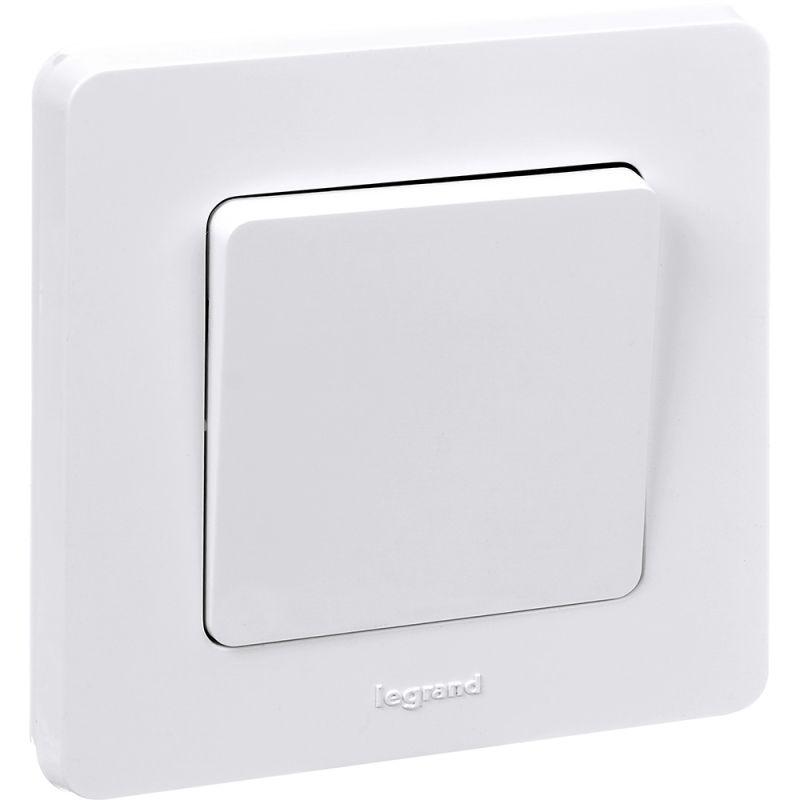 Выключатель 1-кл. Inspiria 10А IP20 250В 10AX механизм бел. IEK 673600