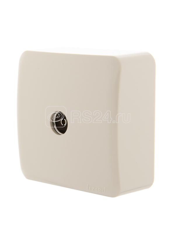 Розетка телевизионная оконечная TV 1-м ОП Viola крем. LEZARD 751-0300-130