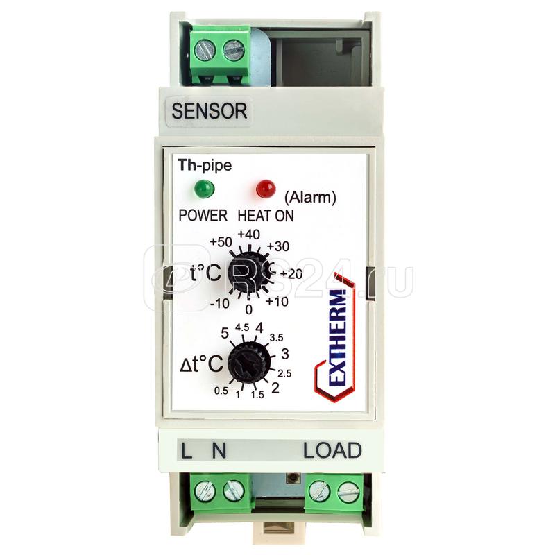 Термостат для управления системой электрообогрева на трубопроводах/резервуарах с настраиваемым гистерезисом EXTHERM Th-pipe