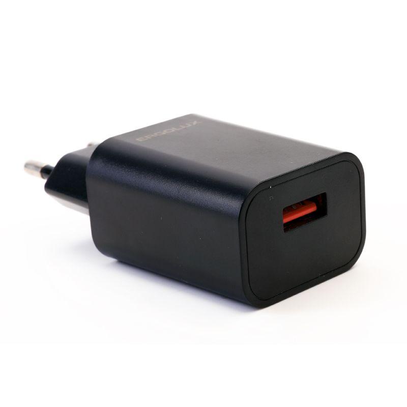 Адаптер сетевой ELX-РA01P-C02 ПРОМО 1USB 100-220В 5в/2А пакет черн. ERGOLUX 15107