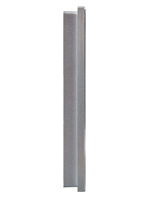 Рамка 3-м BRITE РУ-3-1-БрА металл алюм. IEK BR-M32-M-K47