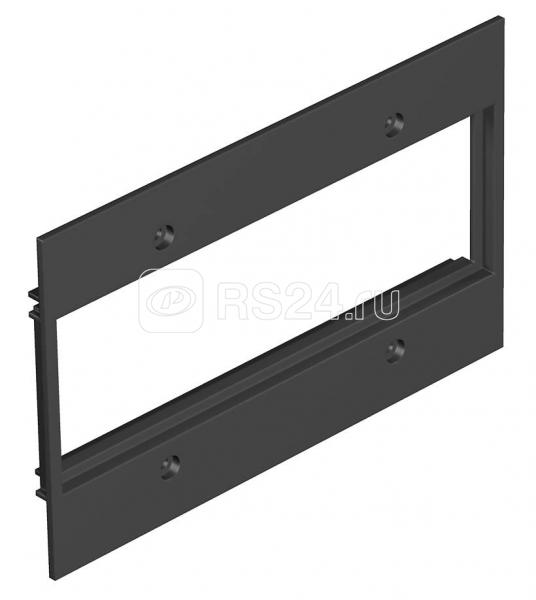 Крышка для напол. бокса Telitank на 3 Modul45 142х88мм полиамид T12L P17S 9011 черн. OBO 7408164