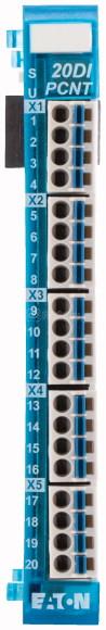 Модуль цифровой XN-322-20DI-PCNT 20 входов P 24В DC 2/4 CNT 25кГц EATON 178767