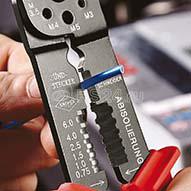 Пресс-клещи для резки и зачистки кабеля 3 гнезда Knipex KN-9722240