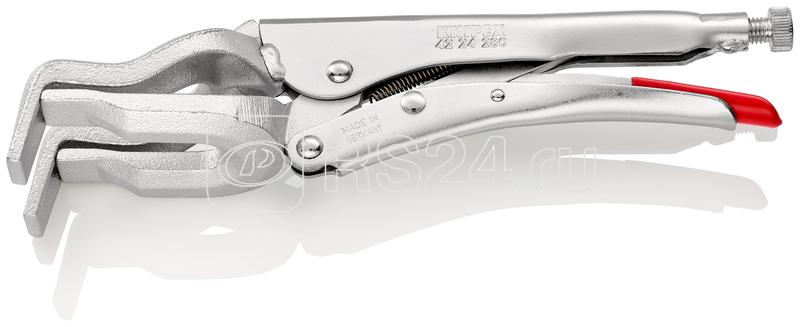 Зажим сварочный для круглых заготовок размеры под круг 25842мм L-280мм оцинк. Knipex KN-4224280