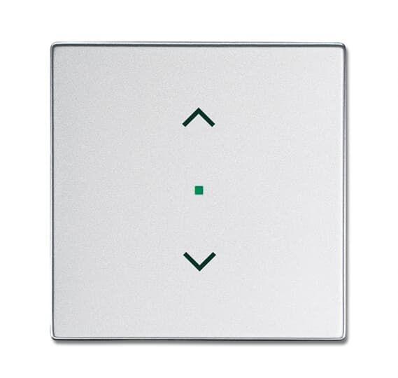 Клавиша одинарная жалюзи сер.алюм. ABB 2CKA006220A0144