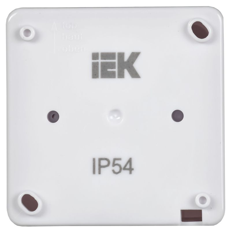 Переключатель проходной 1-кл. ОП Гермес Plus 10А IP54 ВСп20-1-0-ГПБ бел. IEK EVMP12-K01-10-54-EC