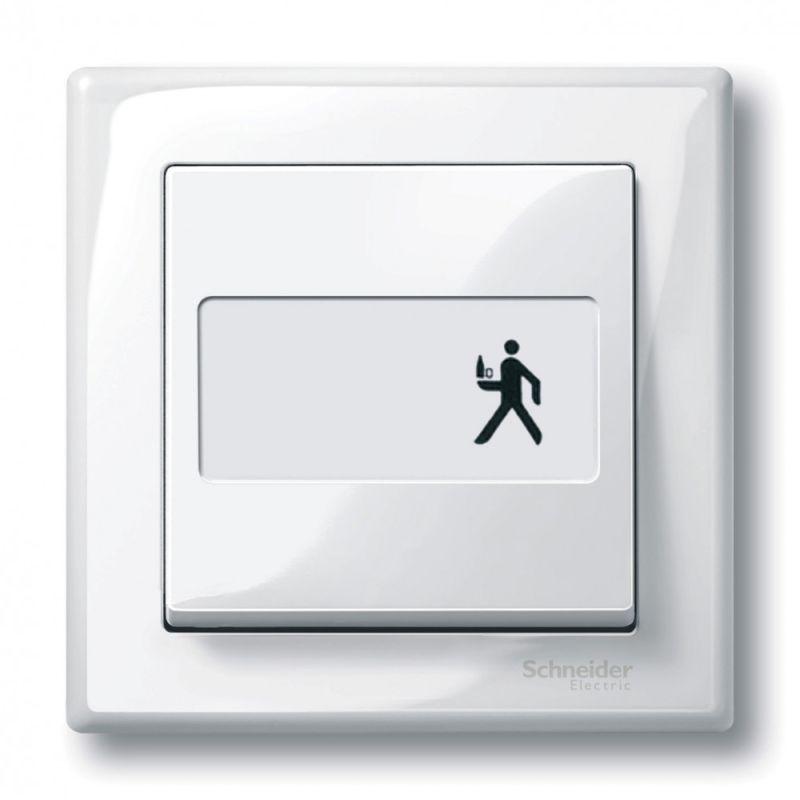 Клавиша Merten одиночная с полем для надписи SchE MTN432344