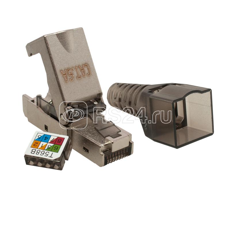 Коннектор RJ45 (8P8C) STP кат.6A безынструментальный SUPRLAN 10-0240