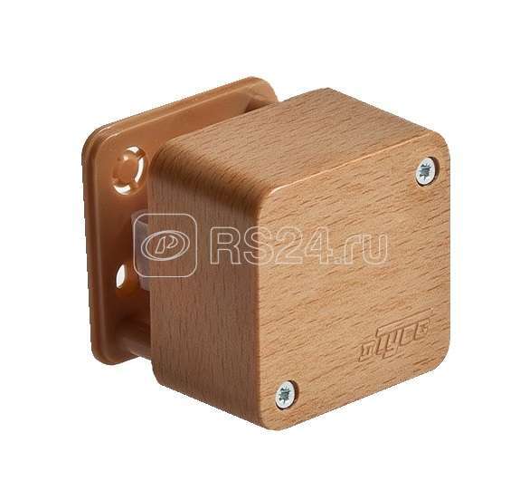 Коробка распределительная ОП 55х55х32мм IP40 бук (светл. основа) Ruvinil 65002-38М