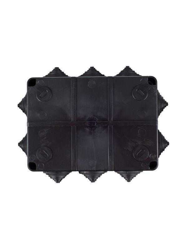 Коробка распаячная ОП 150х110х70 IP44 КМ41241 10 гермовводов черн. IEK UKO11-150-110-070-K02-44