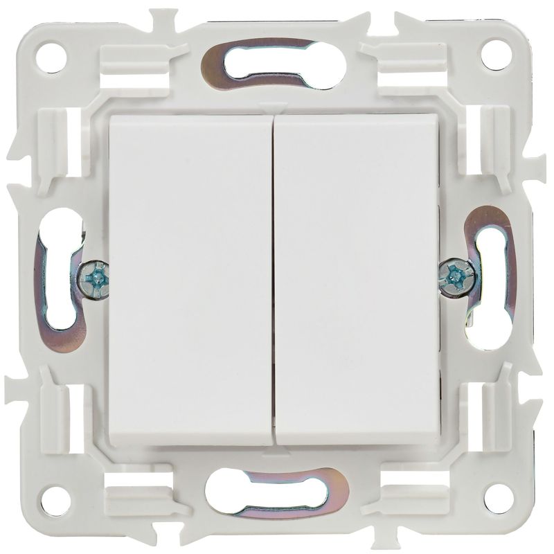 Выключатель проходной 2-кл. SKANDY 10А SK-V05W арктич. бел. IEK SK-V22-0-10-K01
