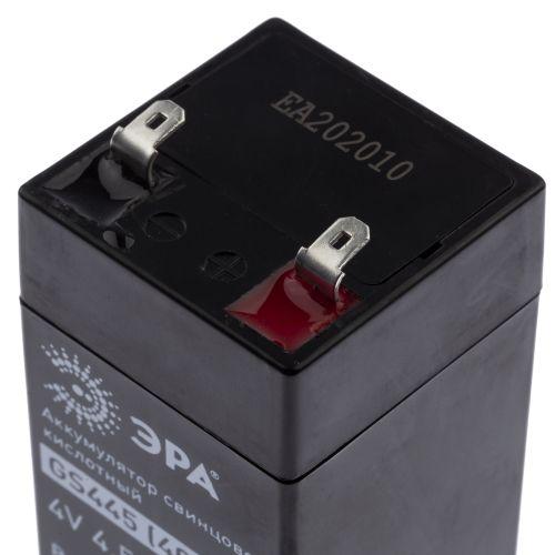 Аккумулятор свинцово-кислотный 4В 4.5 GS445 Эра Б0050077 Аккумулятор свинцово-кислотный 4В 4.5 GS445 Эра Б0050077