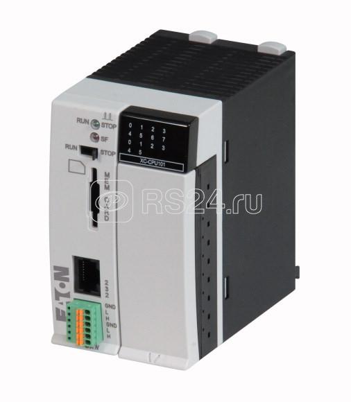 Контроллер программируемый логический модульный 24В DC 8DI 6DO RS232 CAN 64Кб XC-CPU101-C64K-8DI-6DO EATON 262152