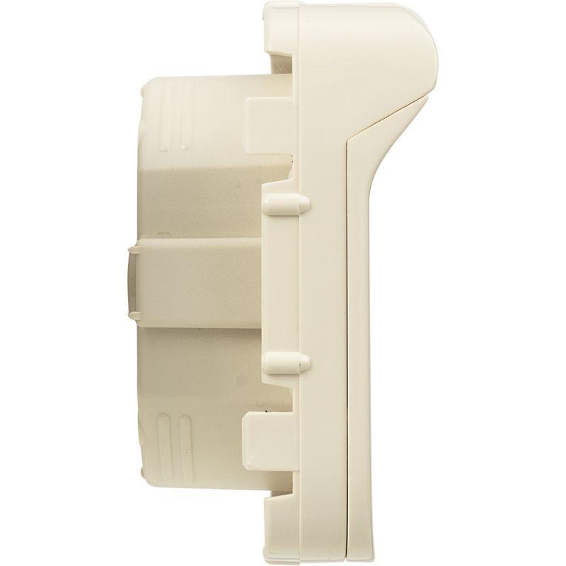 Панель лицевая Valena Allure для розетки 2К+З с крышкой сл. кость Leg 754846