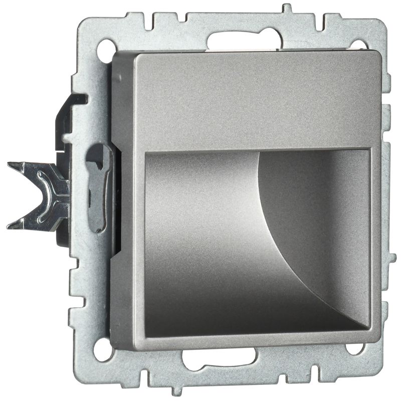 Подсветка светодиодная BRITE встраив. ПЛ20-БрС механизм сталь IEK BR-FL20-K46