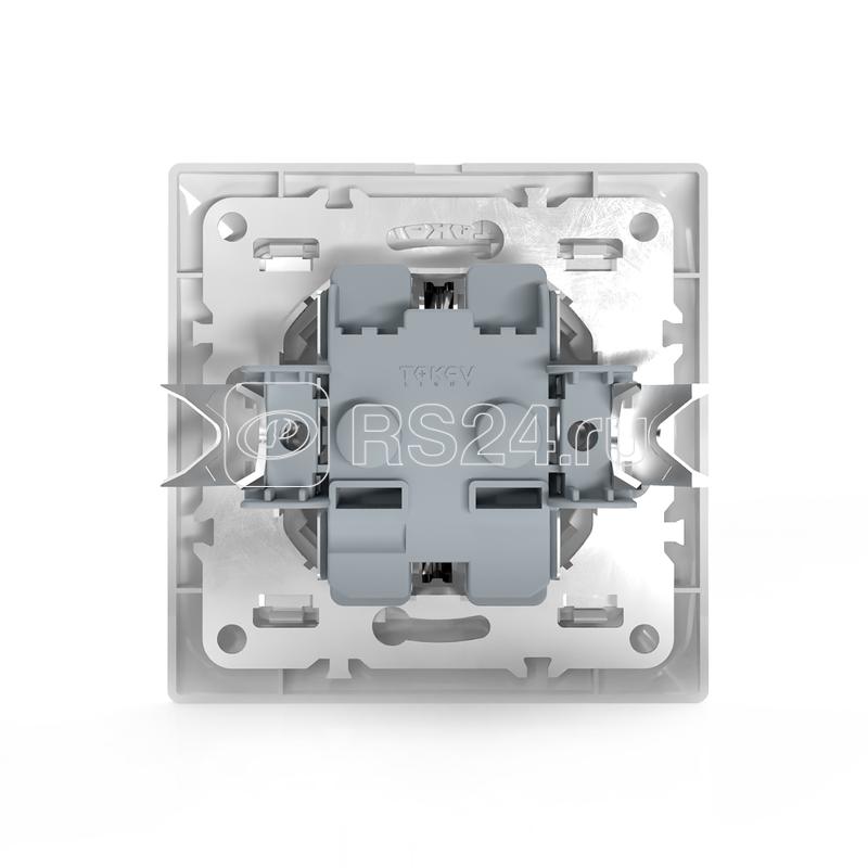 Розетка 1-м СП AVA 16А IP20 с заземл. защ. шторки в сборе бел. TOKOV LIGHT TKL-AV-R1FZSF-C01