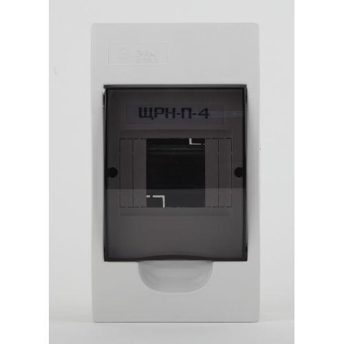 Бокс ЩРН-П-4 мод. навесной пластик IP41 SIMPLE NO-box_simple-plastic_4_surface ЭРА Б0041521