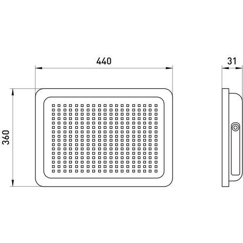 Прожектор светодиодный LPR-023-0-65K-300 300Вт 6500К 24000лм IP65 уличный Эра Б0050955