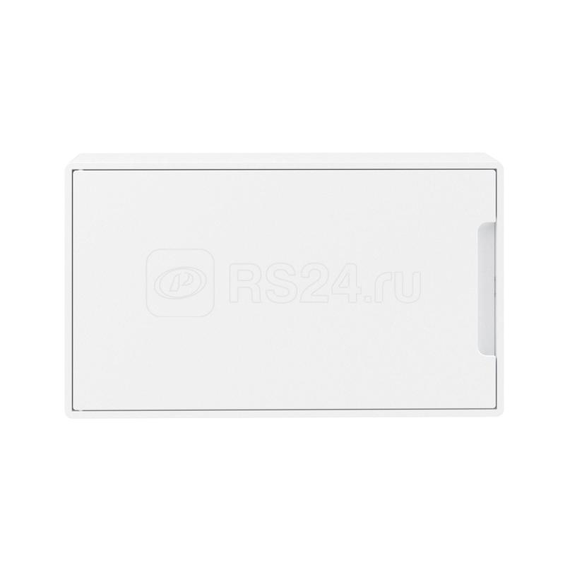 Щиток 18 мод настенный FRAME с бел. дверцей с 2 шинами PEN на 8 и 10 отв. бел. DKC F18W1WW