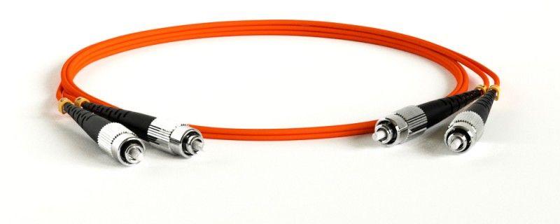 Патч-корд FC-D2-62-FC/PR-FC/PR-H-5M-LSZH-OR волоконно-оптический (шнур) MM62.5/125 FC-FC 2мм duplex LSZH 5м Hyperline 239508