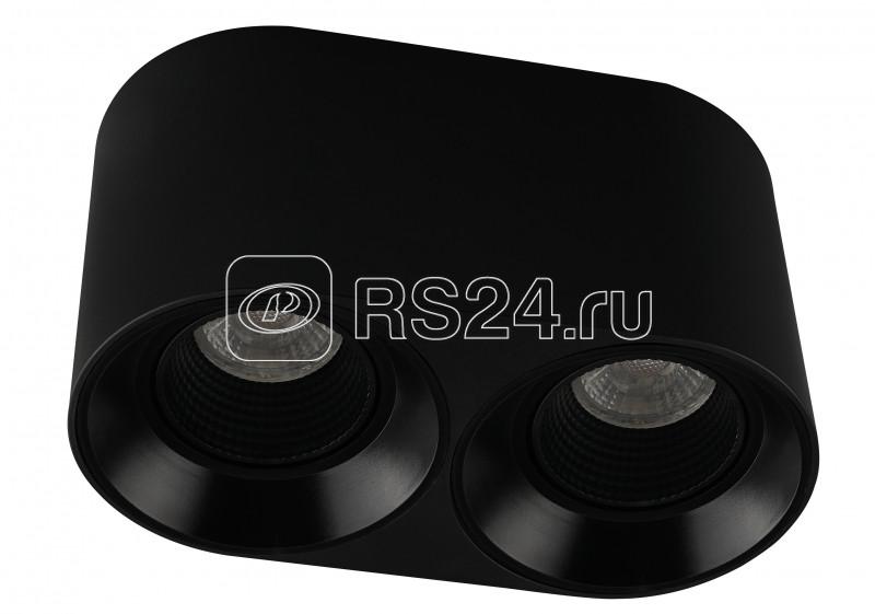 Светильник 10Вт GU5.3 IP20 LED накладной пластик черн./черн. DENKIRS 654450