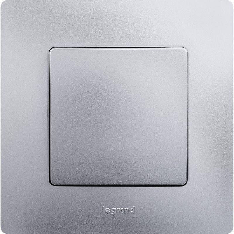 Выключатель 1-кл. СП Etika 10А IP20 250В 10AX авт. зажимы механизм алюм. IEK 672401