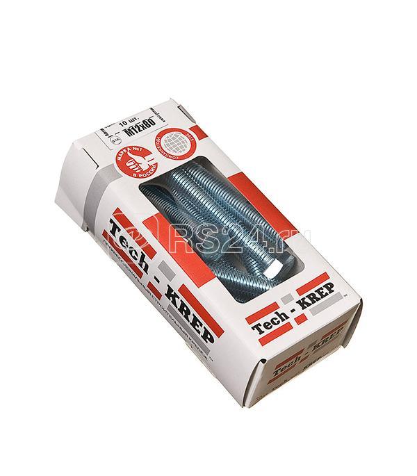 Болт с шестигранной головкой М12х80 DIN933 8.8 оцинк. (коробка с окном) (уп.10шт) Tech-Krep/Zitar 126531