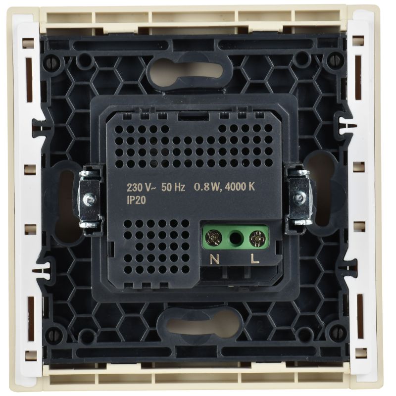 Датчик движения FORTE&PIANO FP456 с LED подсветкой ваниль IEK FP-MS11-N-150-05-K10
