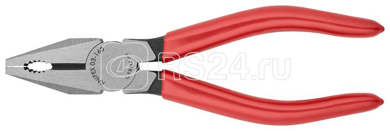 Плоскогубцы комбинированные L-160мм Knipex KN-0301160SB Плоскогубцы комбинированные L-160мм Knipex KN-0301160SB