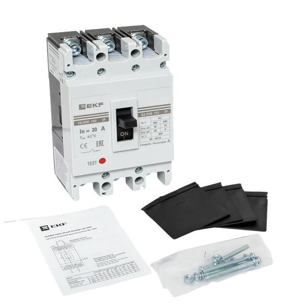 Выключатель автоматический 3п 100/20А 35кА ВА-99М PROxima EKF mccb99-100-20m